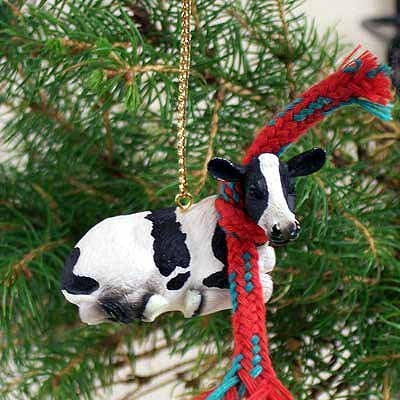 Conversation Concepts Holstein Cow Tiny Miniature One Christmas Ornament - Delightful! - Image 2
